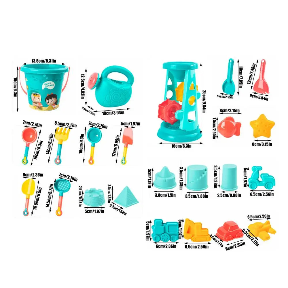 Sandbox Toys Car Mold Fun Summer Games 23-Piece Sand Beach Kids Girls Zpaxo 23Pcs China Mainland