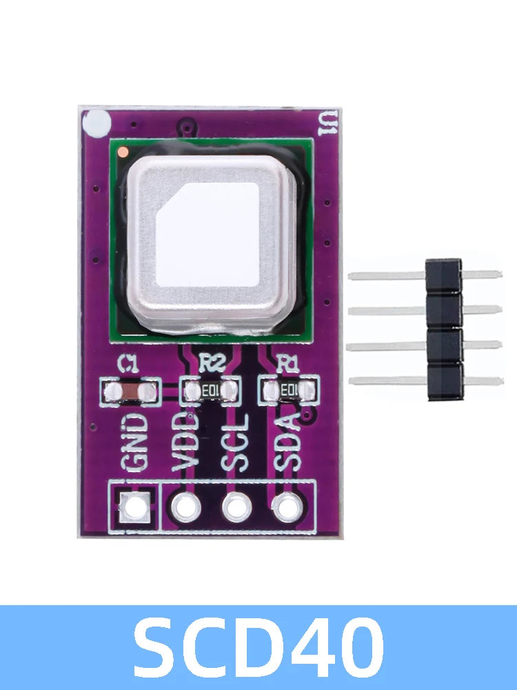 SCD40 SCD41 Gas Sensor Module Detects CO2 Carbon Dioxide Temperature Zpaxo SCD40