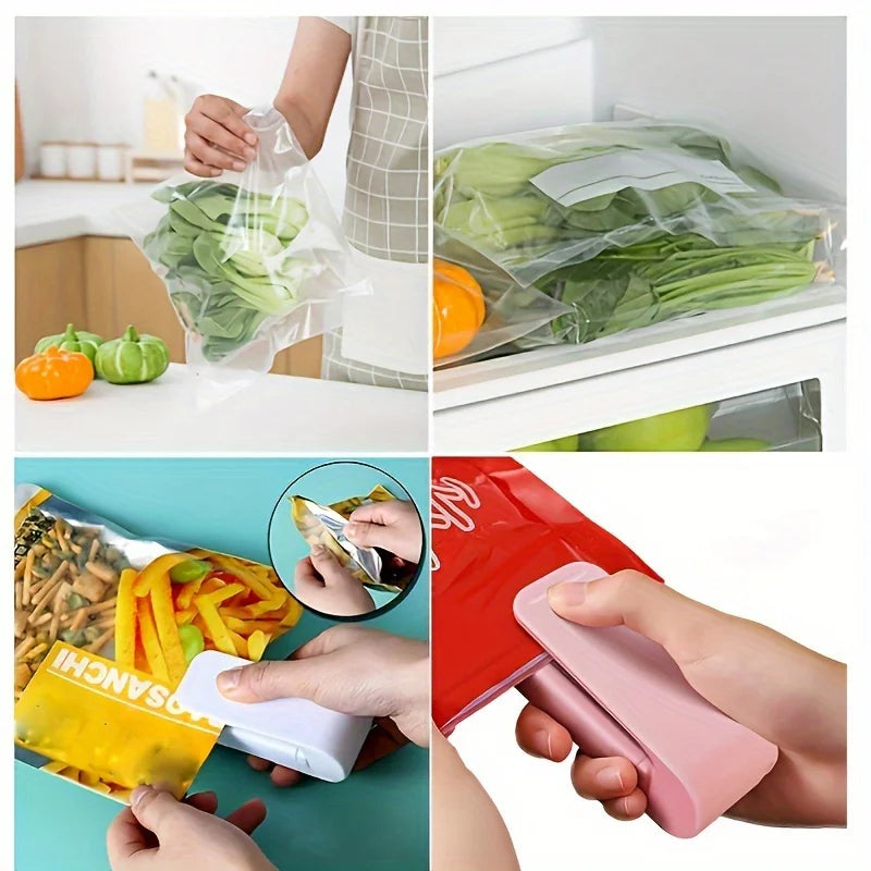 Mini Handheld Vacuum Sealer Compatible Commercial Use Manual Food