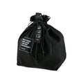 Double Layer Drawstring Portable Lunch Box Bag for Daily Travel Outdoor Food Storage Insulation and Freshness Preservation Bag Zpaxo Black 20x25cm