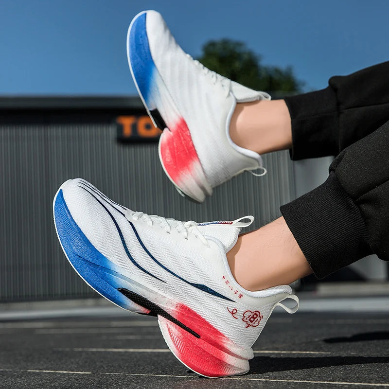 Men's Casual Sneakers Luxury Trainer Shoes Breathable Race Running