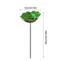 Standing Bee Feeder Flower Design Weather-Resistant Colorful Flower Bee Bath For Drinking Birds Hummingbird Outdoor Yard Zpaxo Green China Mainland
