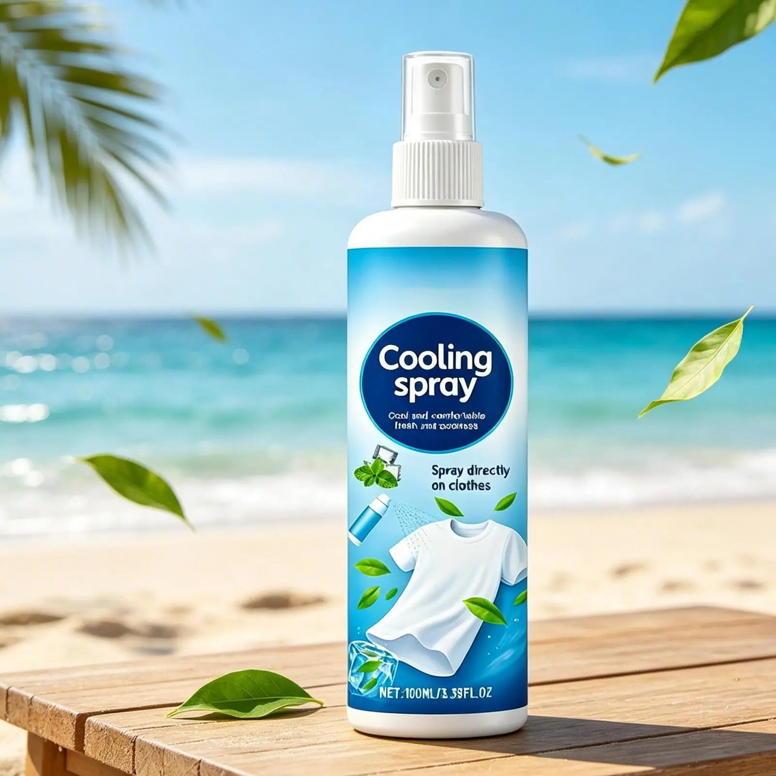 Cooling Spray Summer Portable Long-lasting Hydrating Body Clothing