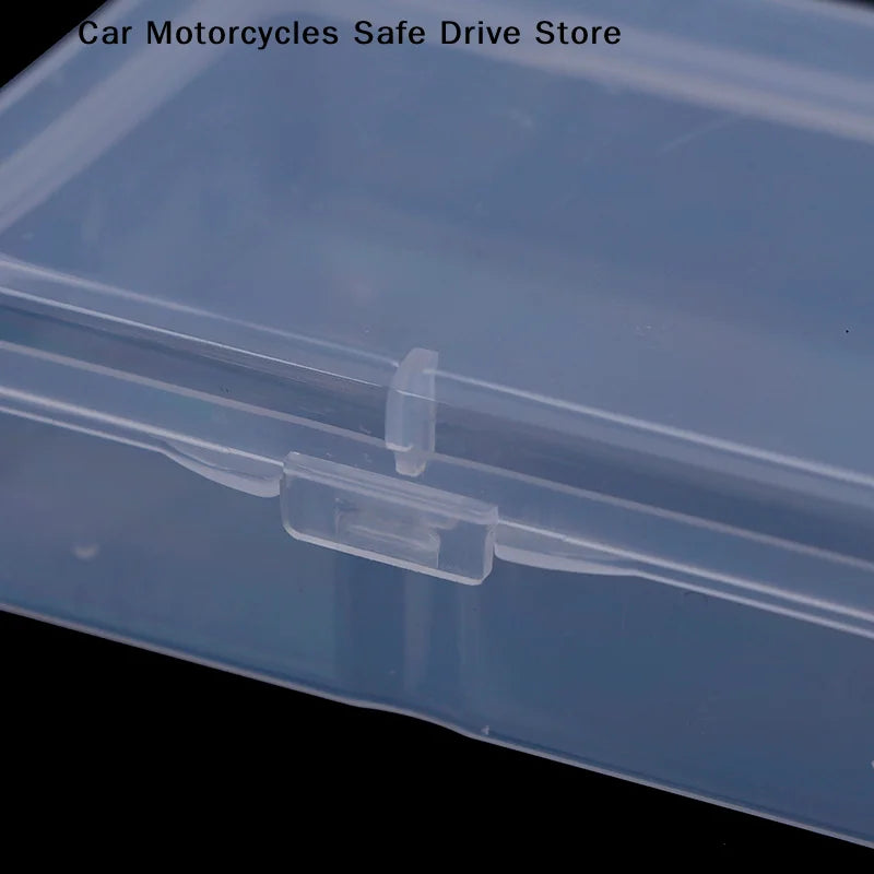 CM9cm Transparent Plastic Storage Box Clear Square Multipurpose
