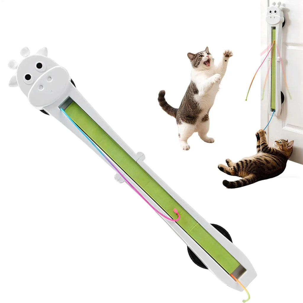 Fully automatic giraffe cat teasing machine, automatically tightens and throws ropes, allowing cats to relax and relieve boredom Zpaxo Default Title