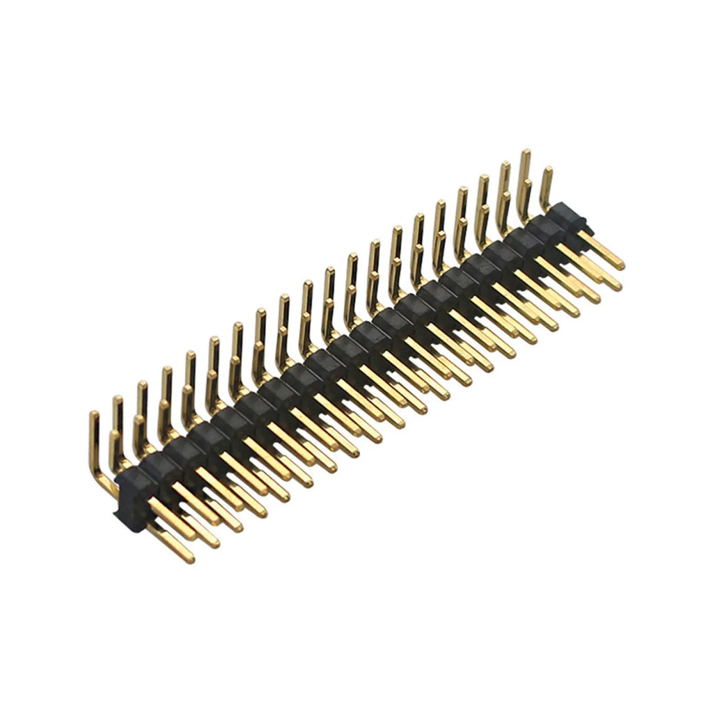 2x20 Pin Socket Dual Male Header Connector Raspberry Pi Zero W Female