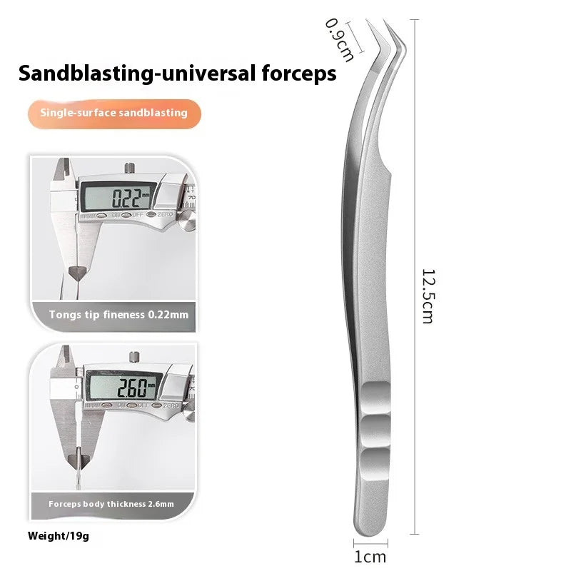 Precision Eyelash Tweezers Professional Beauty Grafting Zpaxo 05 Universal