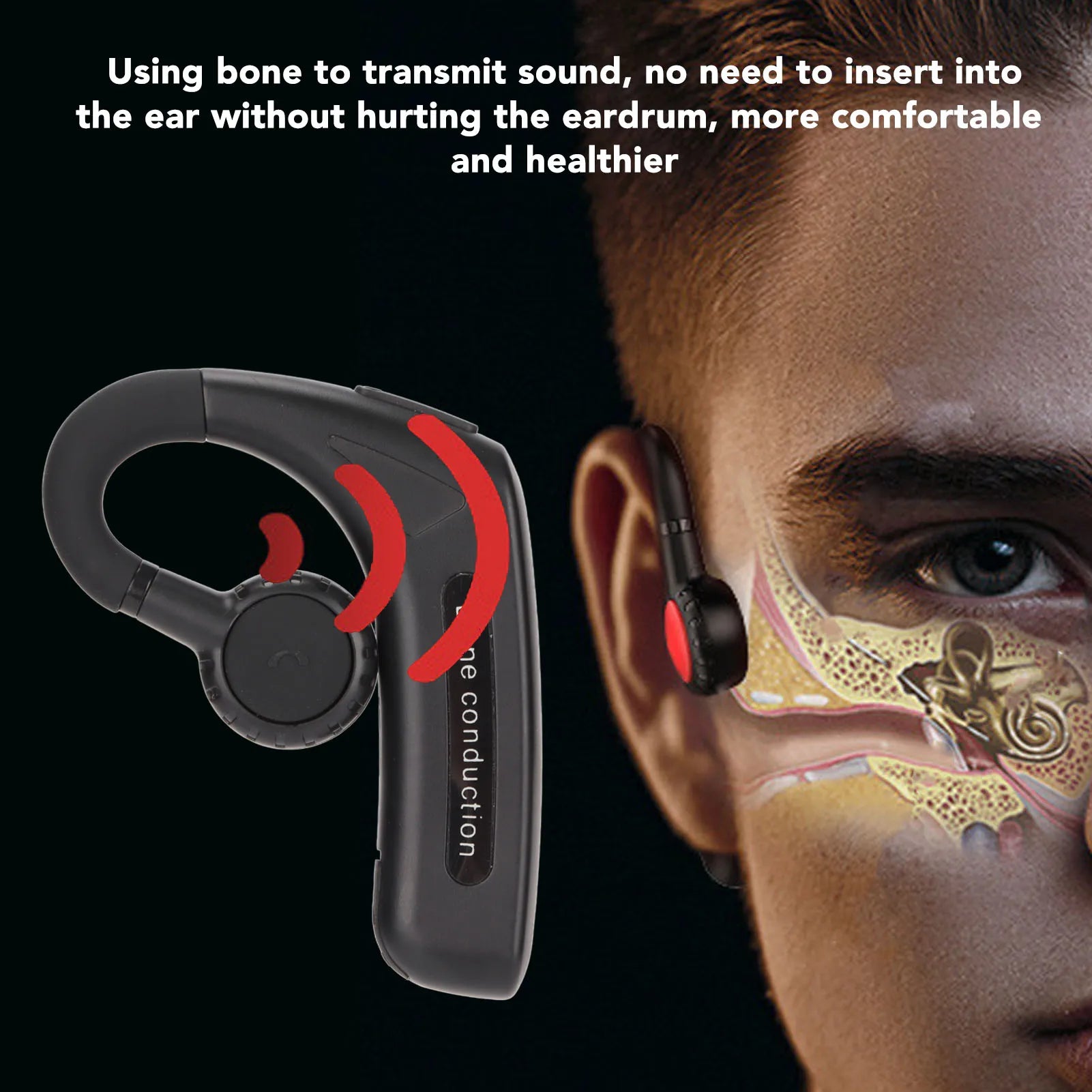 Bone Conduction Earbuds Stereo 5 0 Multifunctional Hands Wireless