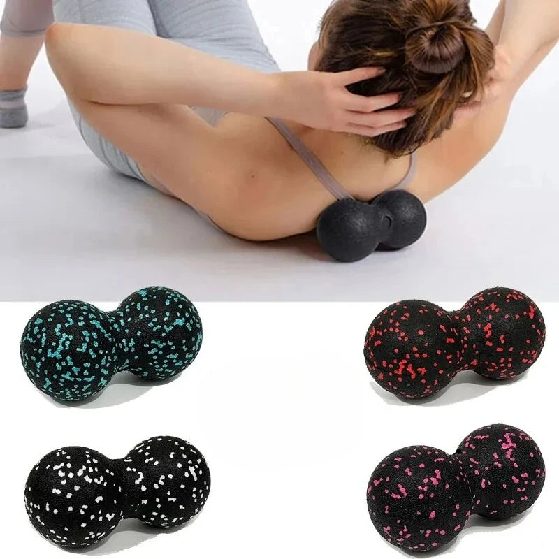 EPP 8cm Peanut Balls Body Massage Fascia Ball High Density Muscle Relaxation Lacrosse Fitness Yoga Myofascia Ball Relieve Pain Zpaxo