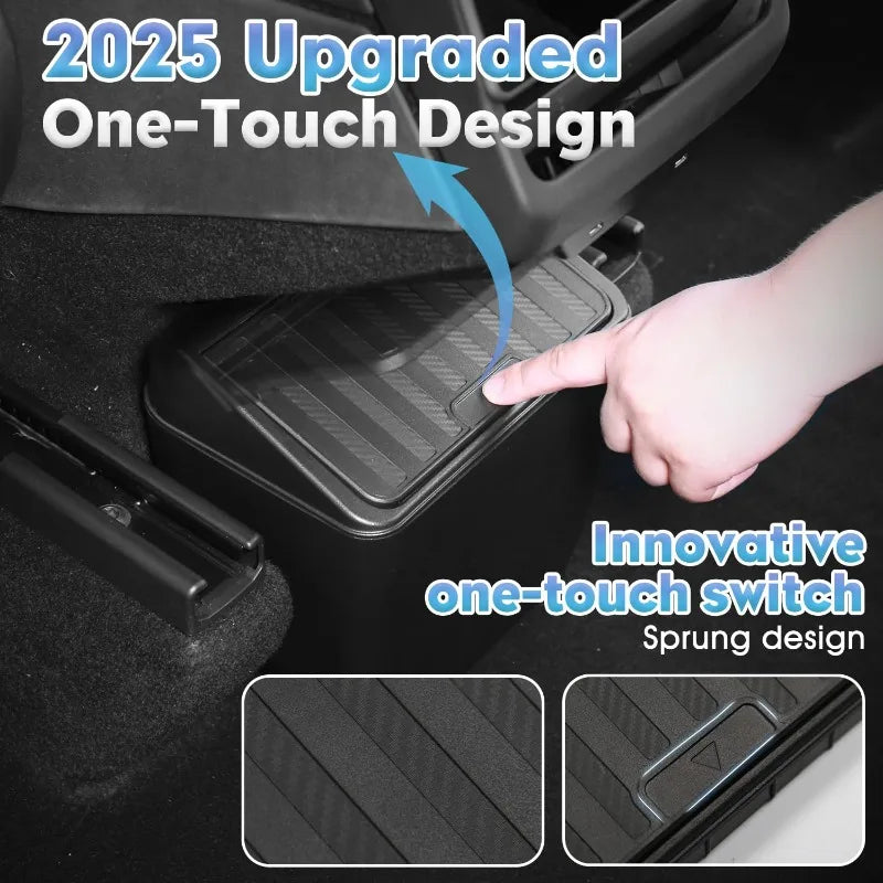 Tesla Model Y Juniper 2025–2026 Rear Seat Trash Can & Storage