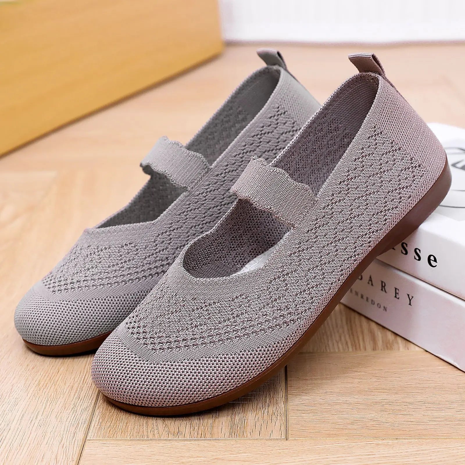 Women's Shoes 2026 Spring Flat Sole Single Shoe Versatile Soft Anti Zpaxo 39 brown