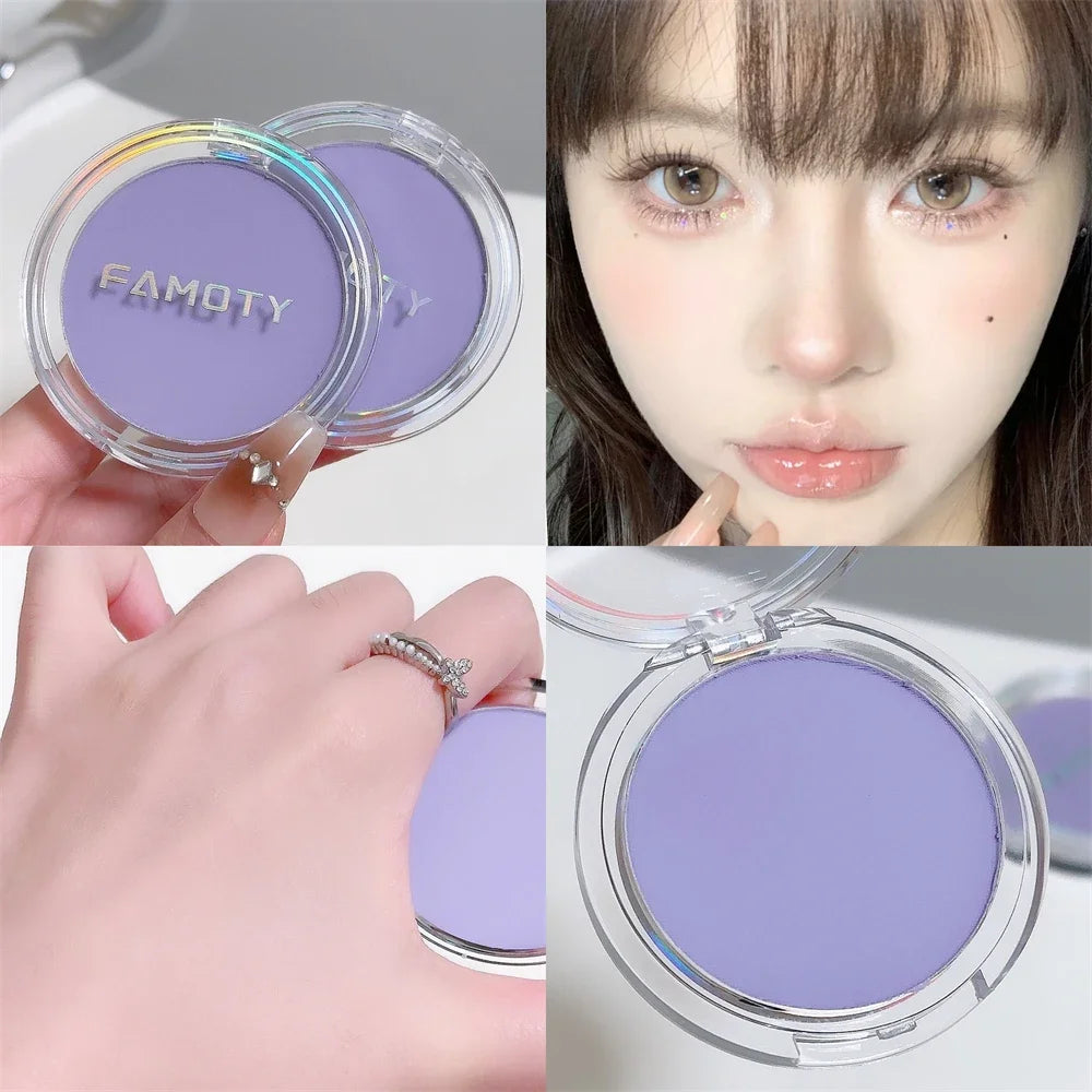 The Rock Oil Control Long-lasting Powder Cake Makeup Clear Powder Waterproof Wet and Dry Face Foundation Powder Cosmetics Zpaxo