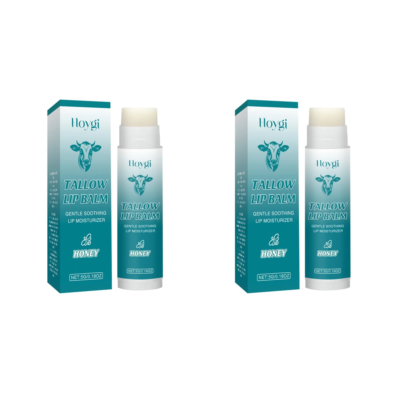 Hoygi Tallow & Honey Lip Balm – Deep Moisture & Plumping Lip Balm Zpaxo 2Pcs