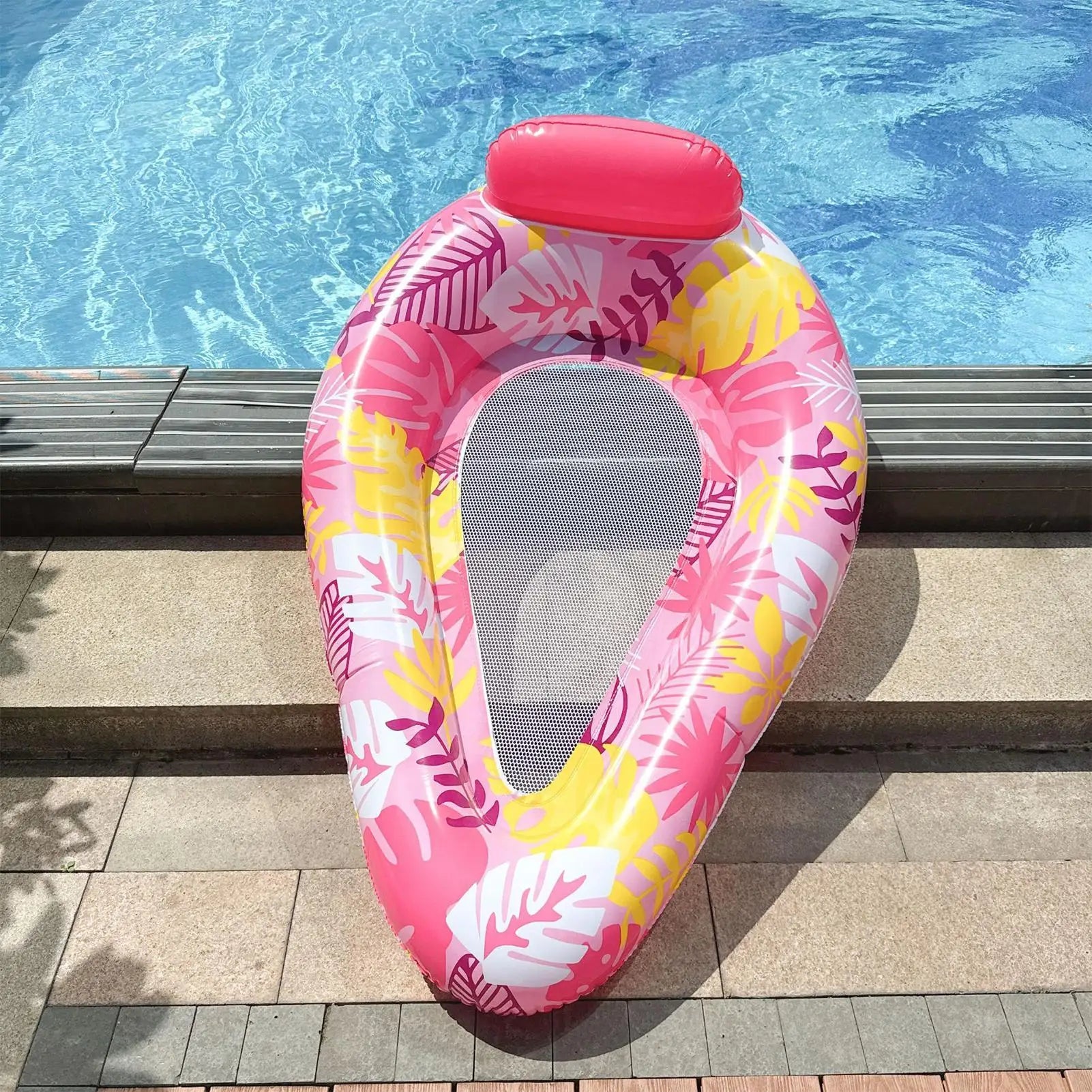Pool Float Inflatable Swimming Mat Lounger Water Outdoor River Party Zpaxo