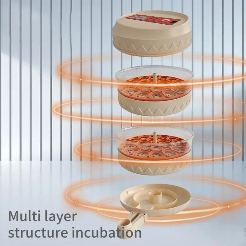 Automatic Eggs Incubator Hatching 20 Clear Visibility Humidity