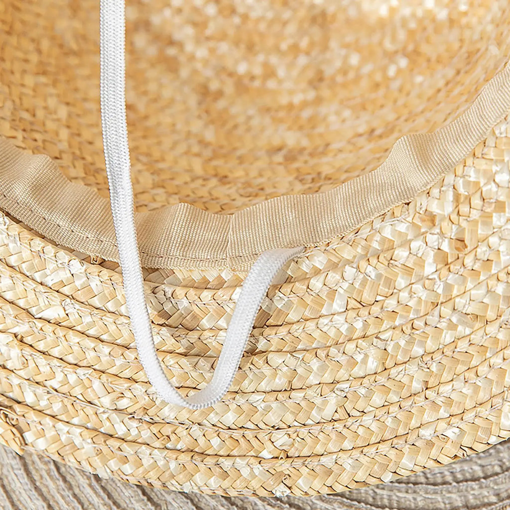 Anime Straw Hat Cosplay Costume Prop Yellow Woven Sun String Fans