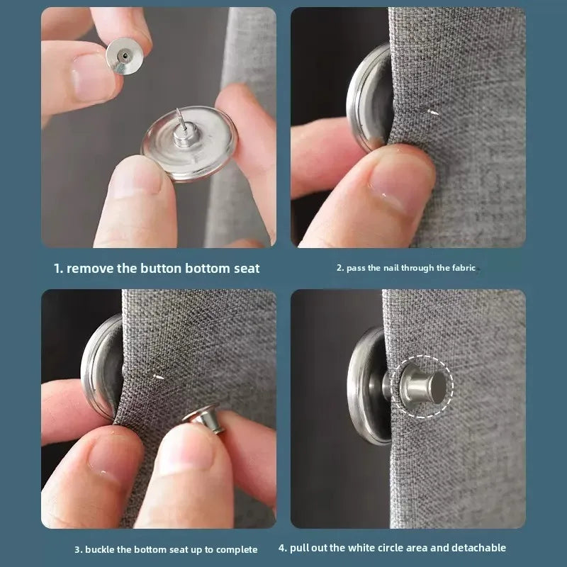 Strong Magnetic Clips Grab a Curtain Parts Bedroom Curtains Accessories Flexible Rails for Curtains Curtain Tongs Pin Magnets Zpaxo