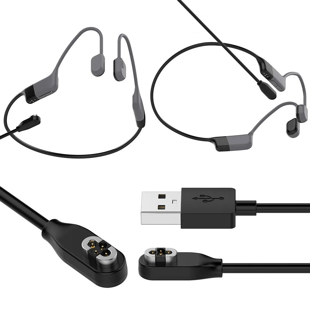 USB Magnetic Charging Cable 1M Replacement Charger Cord Fast SHOKZ