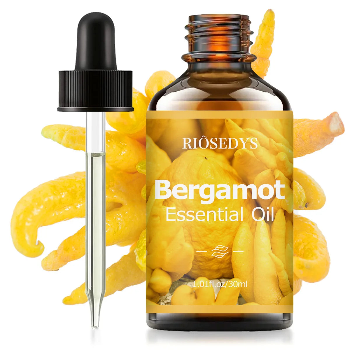 Bergamot essential oil, a premium perfume formula, suitable for body massage and hair care, and aromatherapy. Zpaxo Bergamot 30ml Bergamot