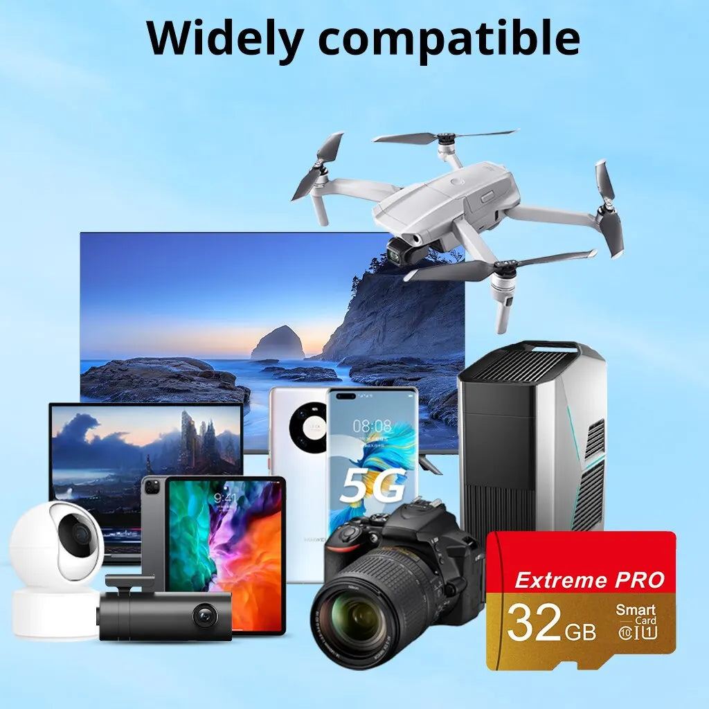 Extreme PRO Mini TF Memory Card 32GB U1 High Speed Flash TF Card for TV Drone Computer 32G TF Card A1 Zpaxo