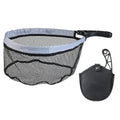 Fly Fishing Landing Net Non-slip Handle Foldable Tackle Bag Trout