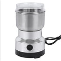 Mini Electric Grinder 300ml Ultrafine Pulverizer for Baby Food Coffee Spice Pepper Grain Mill with 2/4 Blades Household Use Zpaxo WHITE EU