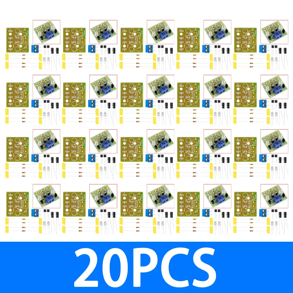 Simple LED Flash DIY Electronics Components Arduino Basic Circuit Zpaxo 20PCS