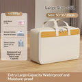 Large Capacity Thick Non Woven Storage Bag Dustproof Moisture Proof Organizer for Clothes Bedding Wardrobe Home Space Zpaxo S