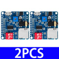 5W Class D MP3 Amplifier Module, SD TF Card UART Serial Control Audio Board for Arduino Zpaxo 2pcs