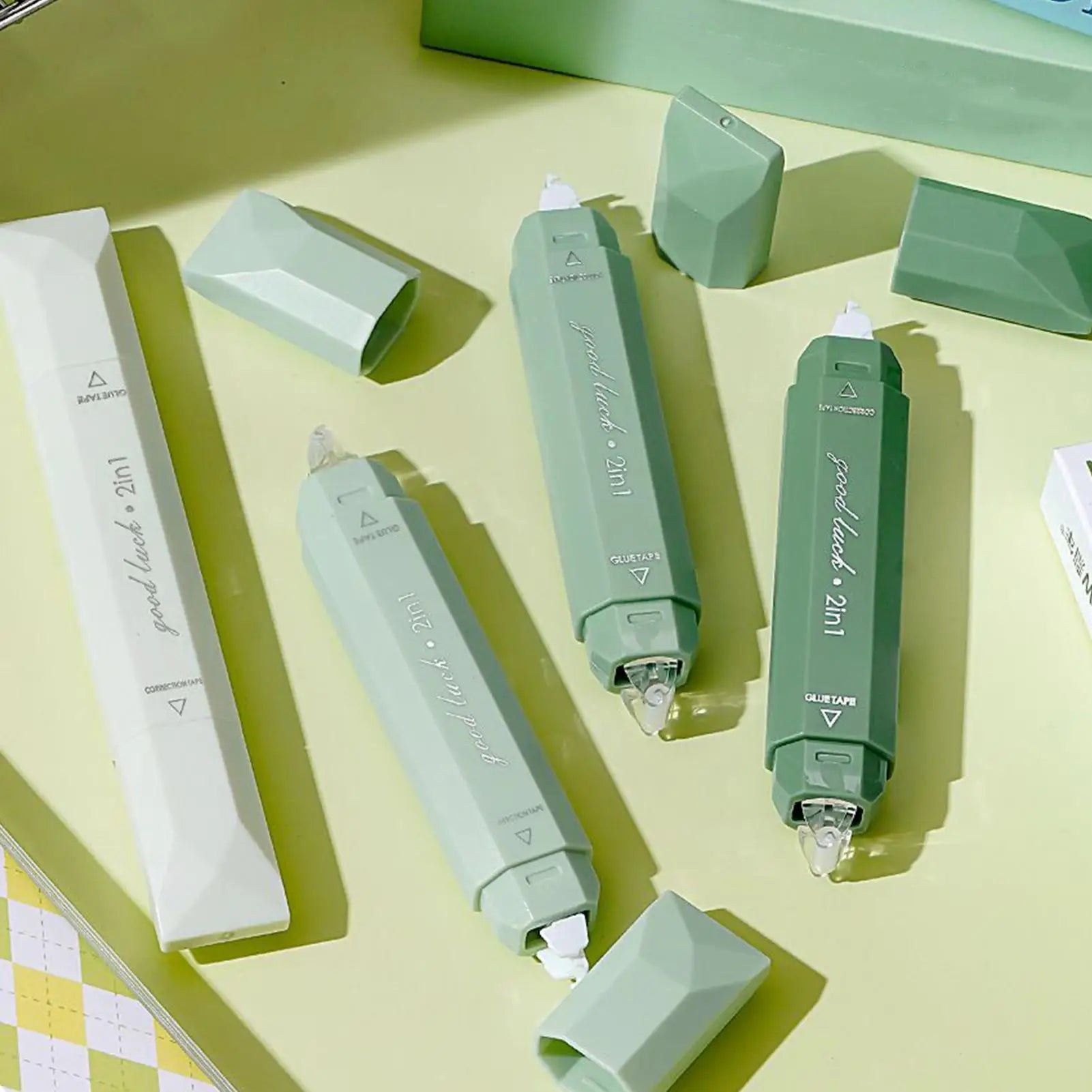 Double Sided Correction Tape Pen Glue Dispenser School Office