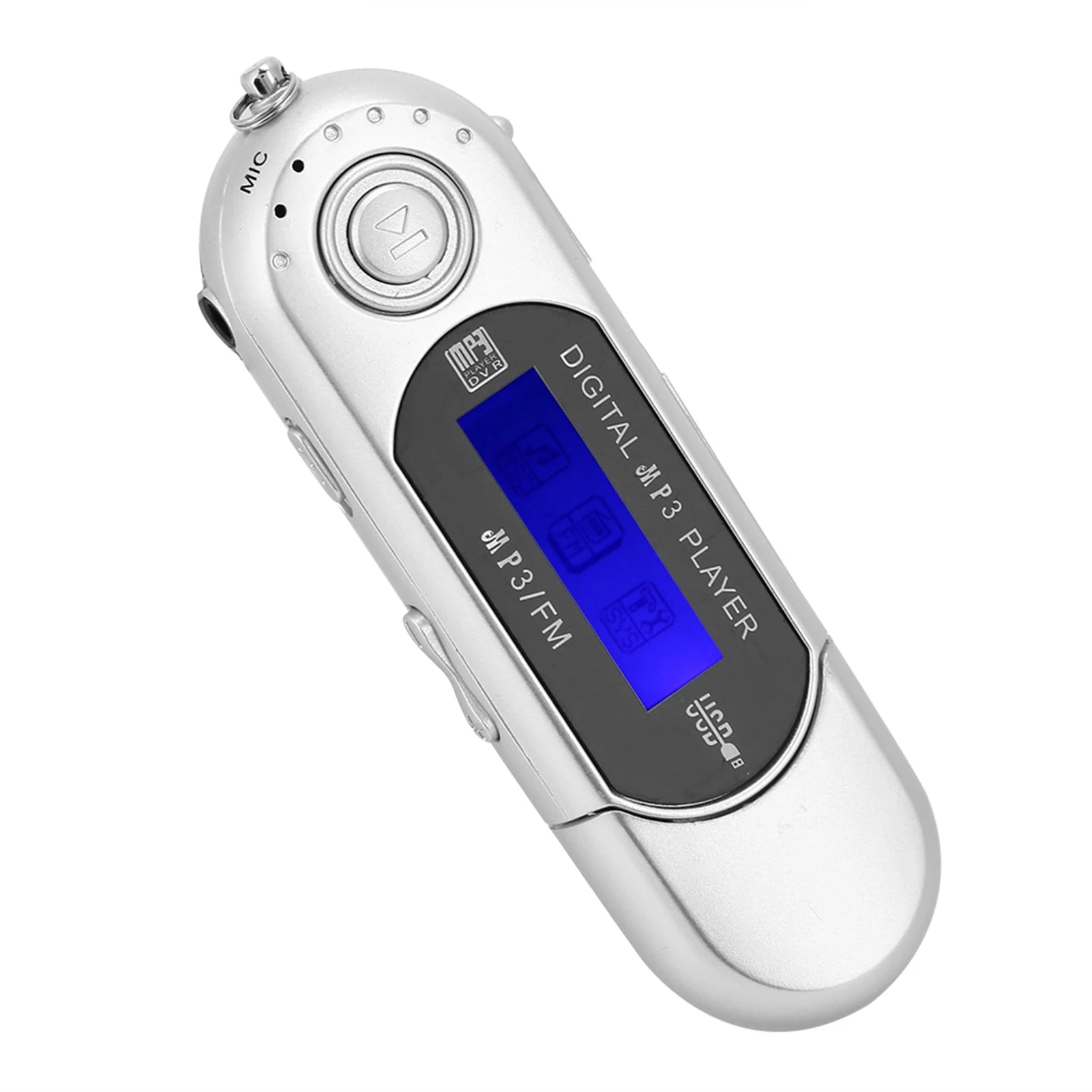 Portable Music MP3 USB Player LCD Screen Voice Black Blue White