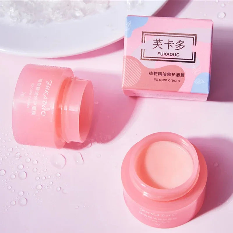 Korea lips care lip sleep mask night sleep hydrated maintenance lip balm pink lips whitening cream nourish protect cherry 3g Zpaxo