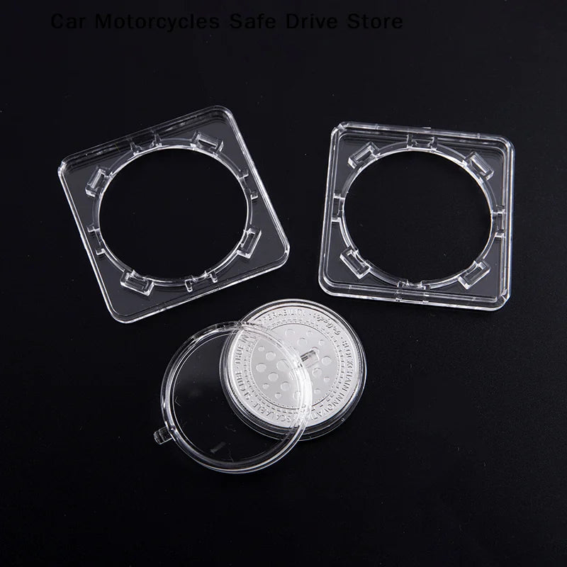 CM4cm Acrylic Coin Display Case Transparent Box Commemorative Medal