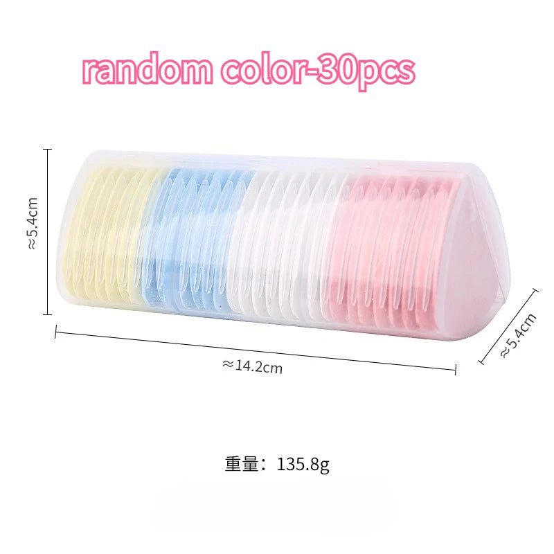 Wipeable Fabric Tailor's Chalk Triangular Multi-color Sewing Pattern Zpaxo random color-30pcs
