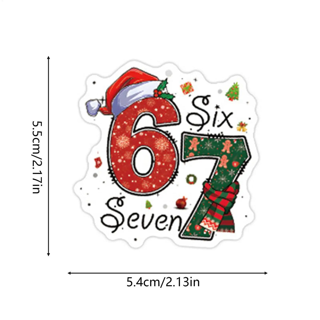 Funny Stickers 6 7 Waterproof Stickers 57 Pieces Scrapbooking Decals For Laptop Journaling Notebook Luggage Suitcase Skateboard Zpaxo