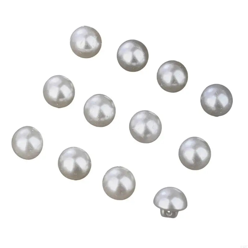 12 Pcs Mushroom Buttons Round Sewing Buttons for Dressmaking and Tailoring False Pearls Buttons Zpaxo mushroom CN