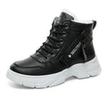 2025 New Women Snow Boots Outdoor Warm Platform Ankle Boots Women Casual High-top Shoes Women Luxury Plus Size Sneakers of Sport Zpaxo black 36