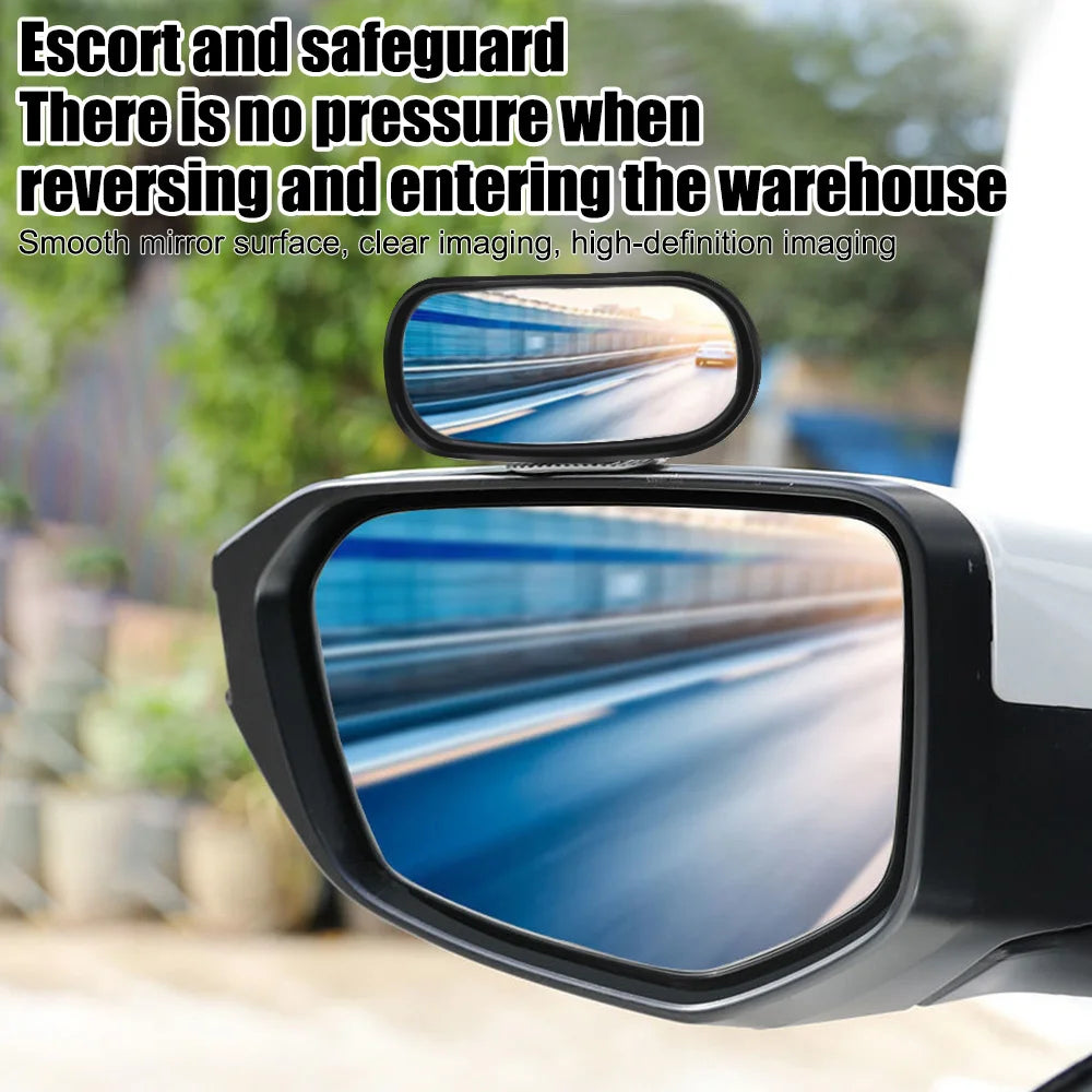 Reverse Blind Spot Car Mirror Auxiliary Rear View 360 Adjustable