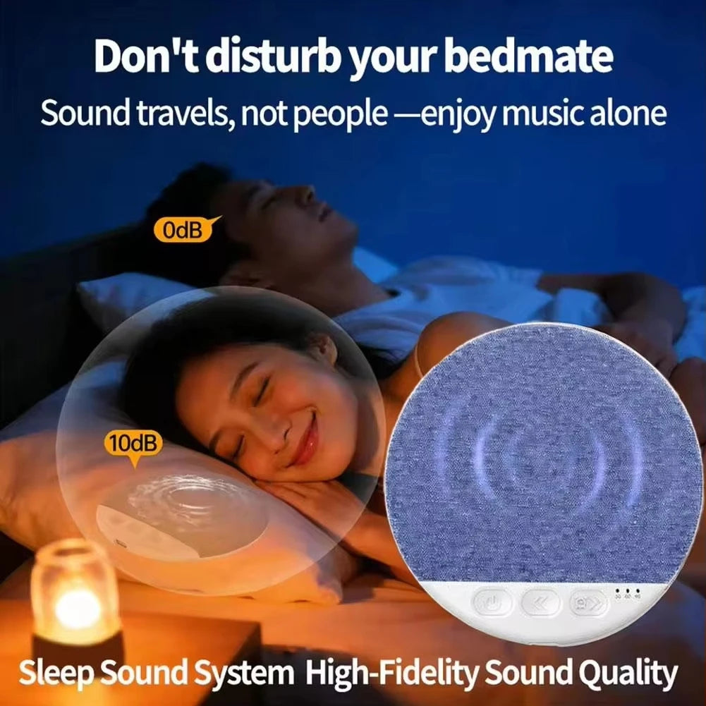 2026 Bedroom Pillow Speaker Sound Bluetooth Under Stereo Bass White Zpaxo