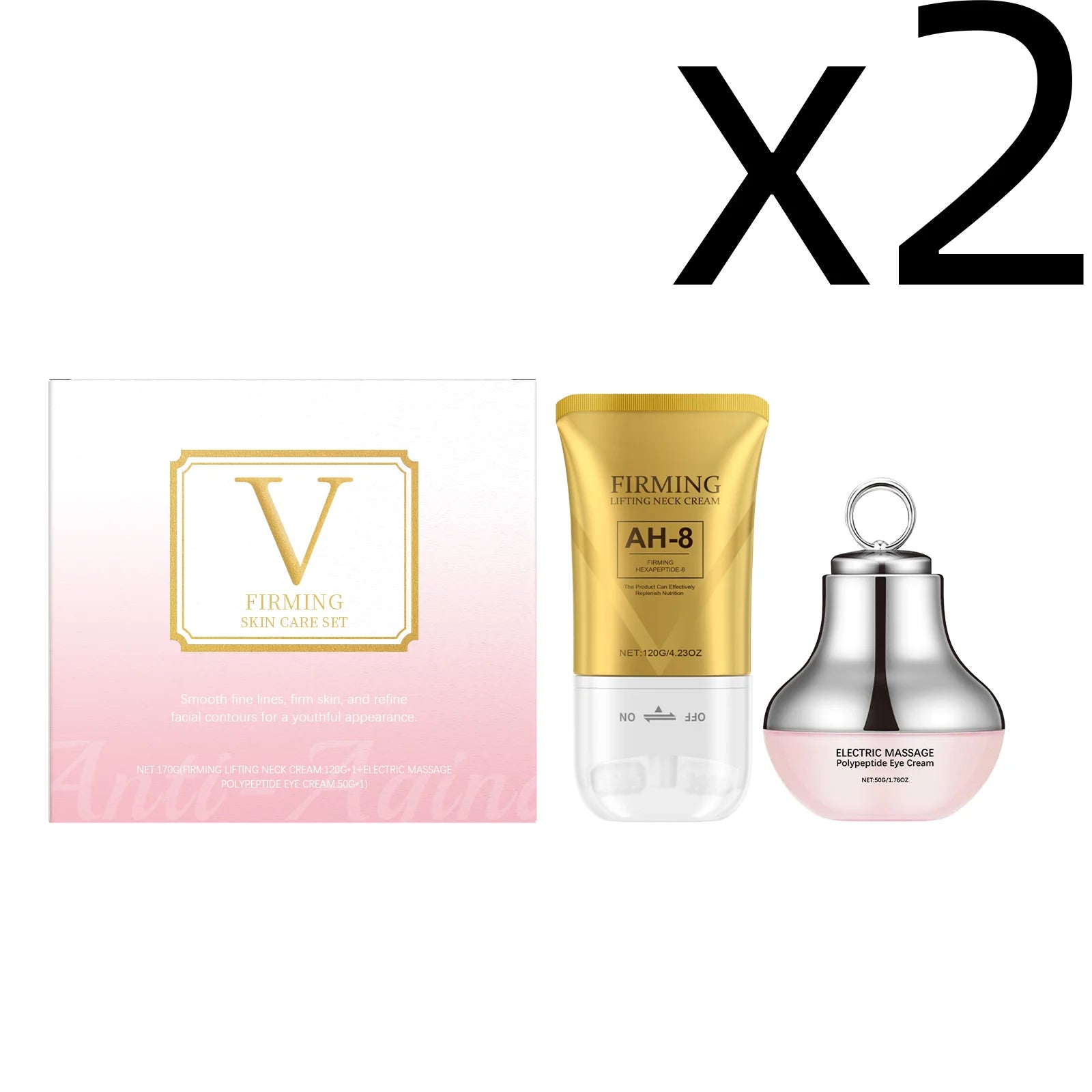 Face Firm Care Kit – Eye & Neck Tightening Skincare Set Skin Firming Kit Zpaxo 2set