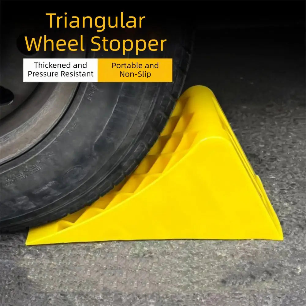 Slider Heavy Duty Wheel Chocks Lightweight Portable Stoppers Plastic Zpaxo