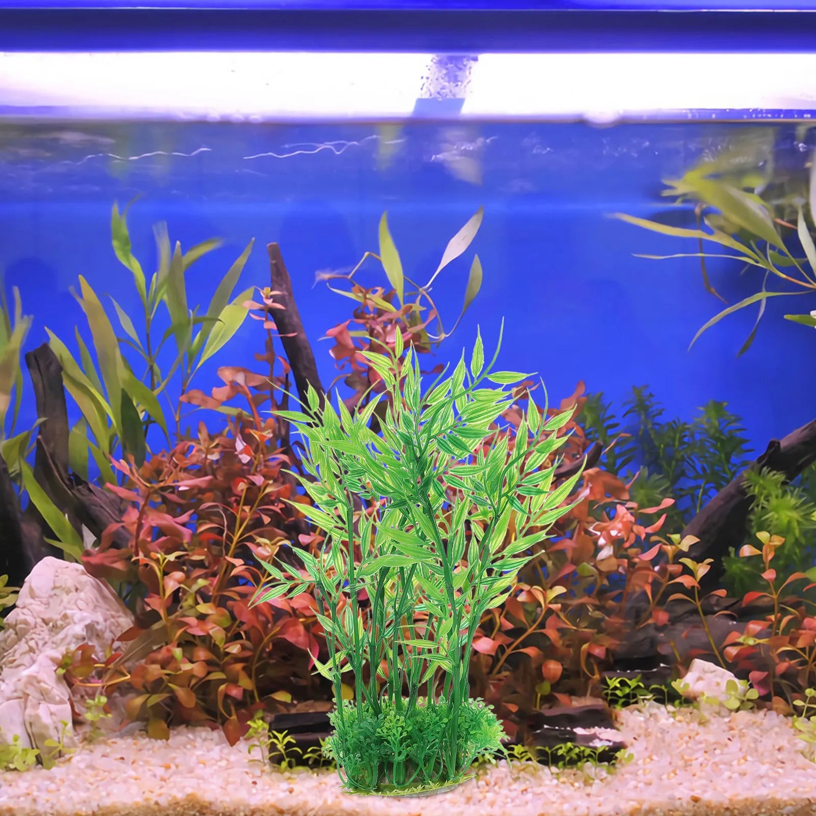 Aquarium Water Grass Decorative Fake Plants Realistic Fish Tank