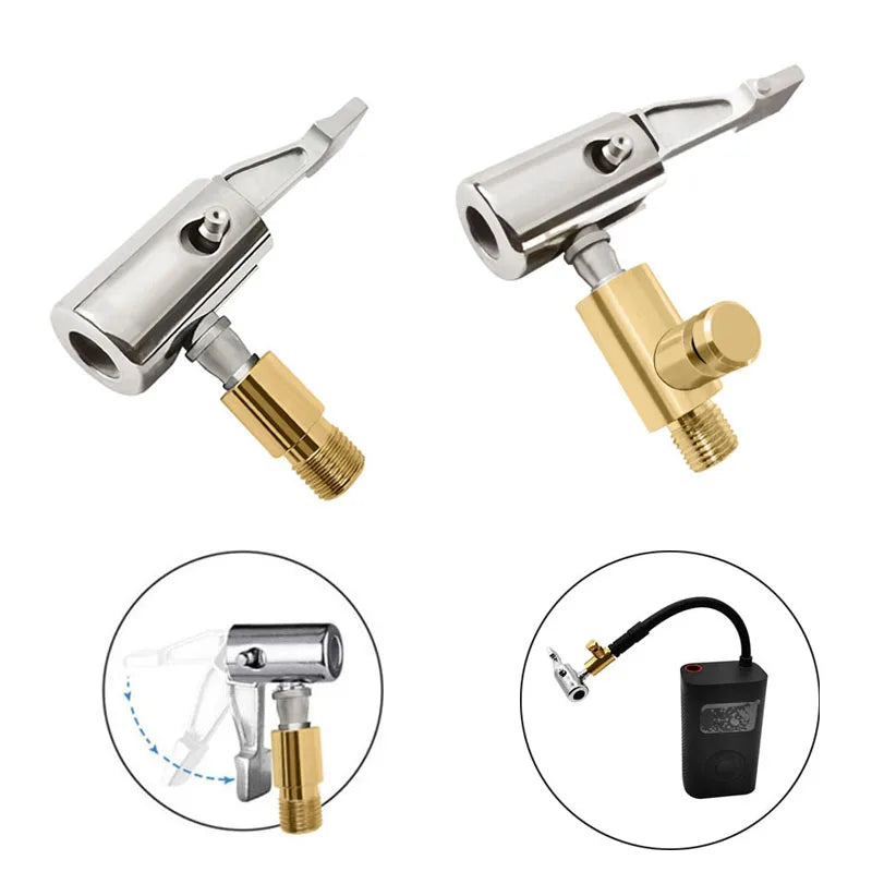 Car Tire Air Chuck Compressor Inflator Barb Connector Hose Repair