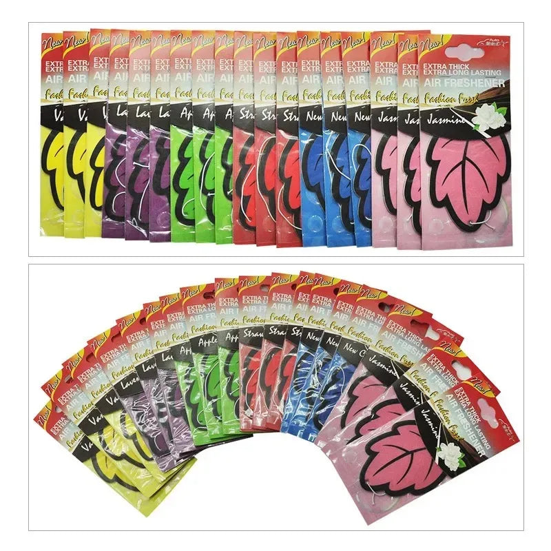 Car Hanging Air Freshener Cards – 7, 14 or 21 Pack | Long-Lasting