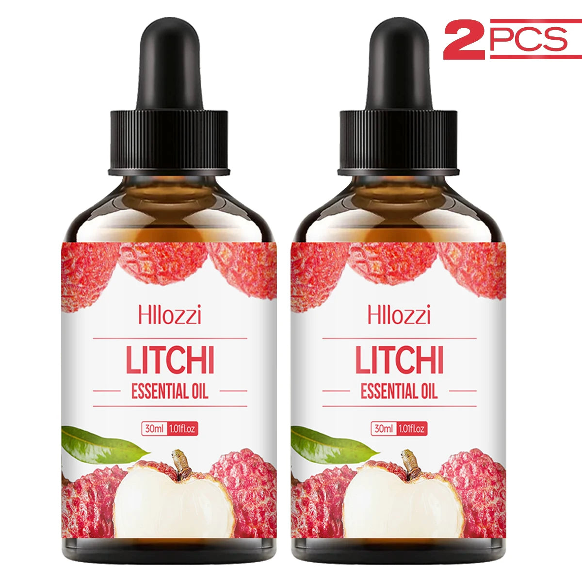 30ml Lychee Essential Oil Pure Plant Essential Oil Multi-purpose Aromatherapy Diffuser Humidifier Soap Fruit Essential Oil Zpaxo LITCHI 2PCS 30ml Fruit