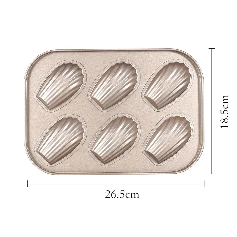 Baking Cake Mold Madeleine Plate Shell Banana Household Accessories Zpaxo A