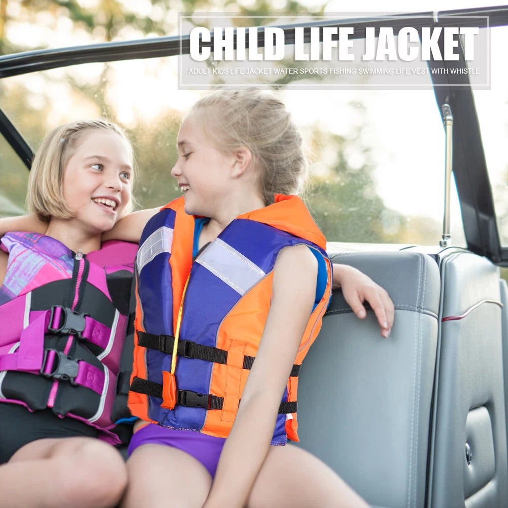 Kids Life Vest Water Sport Swim Swimsuit Children Swimming Aid