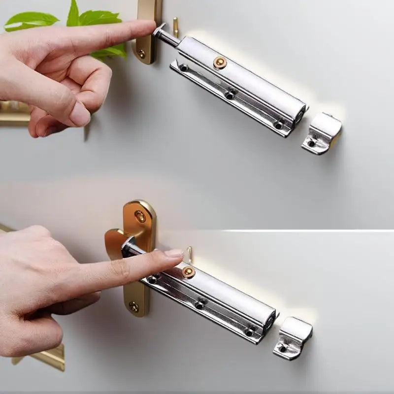 Stainless Steel Door Lock Self-locking Automatic Spring Latch Zpaxo