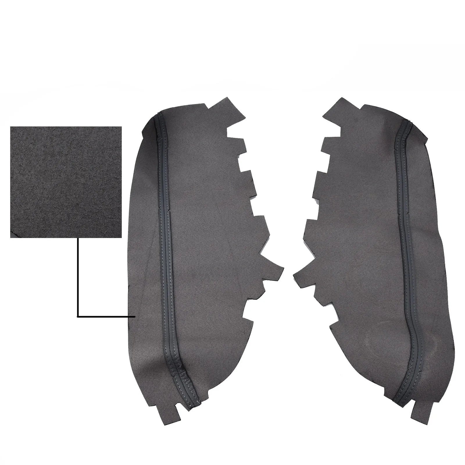 Microfiber Leather Armrest Door Panel Cover Breathable Waterproof