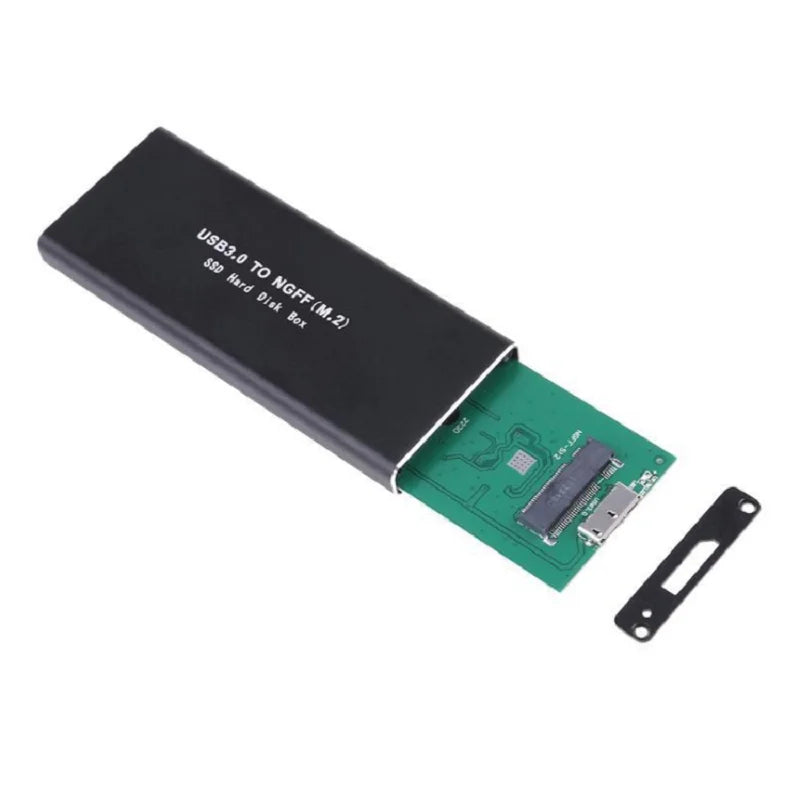 NGFF Hard Disk External M.2 Solid State 5GBPS SSD Cooling Metal Case USB3.0 PC for 2230/2242/2260/2280 Mobile HDD Enclosure Zpaxo